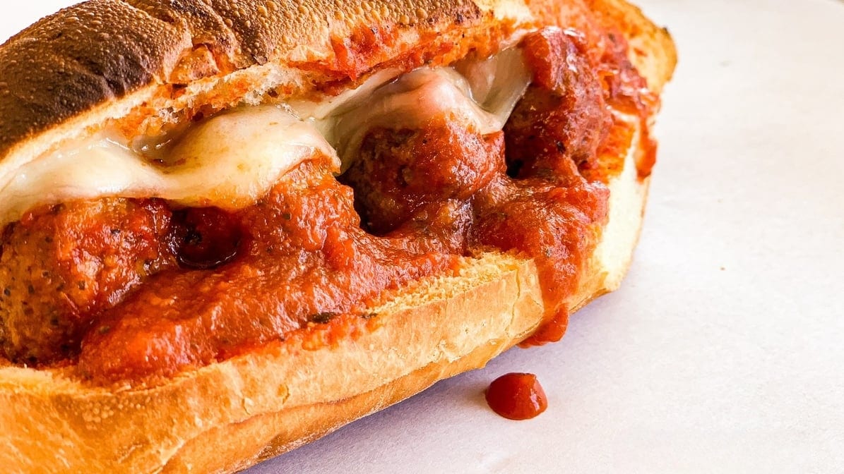 12" Meatball and Cheese.