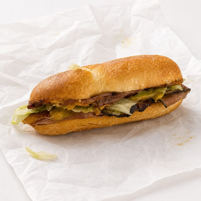 6" Roast Beef Bacon Cheddar Melt.