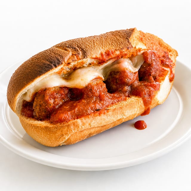 6" Meatball and Cheese.
